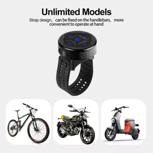 Bluetooth 5.3 Fernbedienung Motorrad Fahrrad Selfie Wasserdicht Telefon Controller - Bild 7 von 10