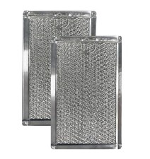 Compatible GE WB06X10359 Microwave Oven Aluminum Mesh Grease Filters (2 Pack)