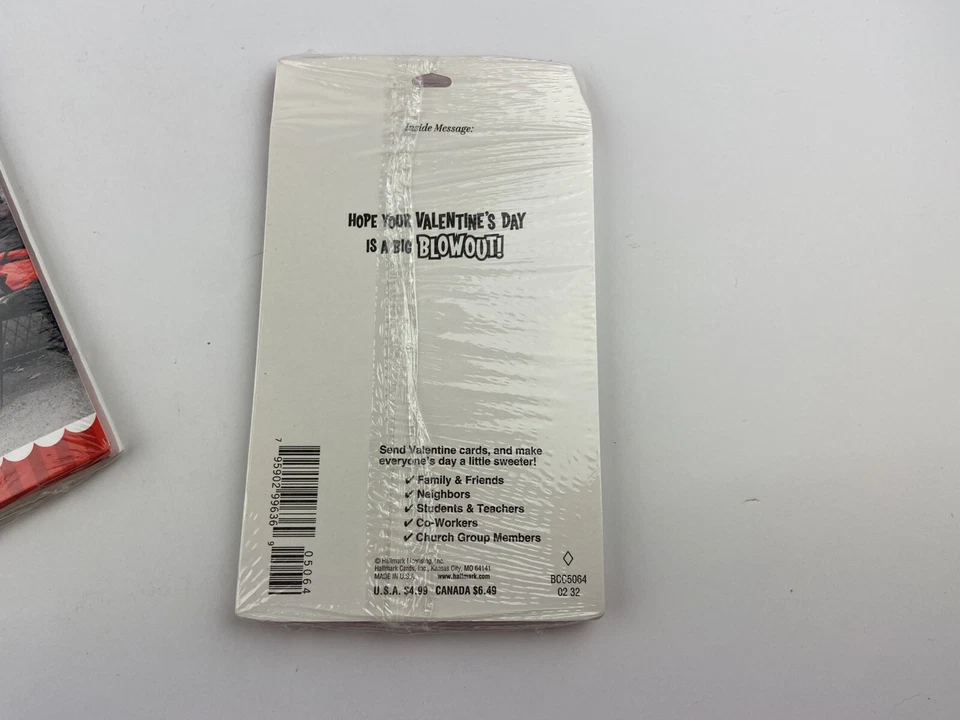 Lote de 2 tarjetas de vacaciones de San Valentín sello día de San Valentín reventón Foto 4 de 4