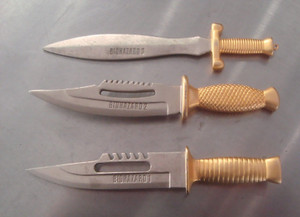 Resident Evil 1 2 3 Biohazard STARS Promo KNIFE SWORD SET of 3