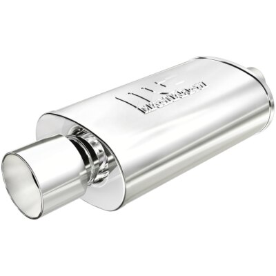 MagnaFlow 14832 Straight-Through Performance Muffler; 2.25/4in. Center/Center; 5