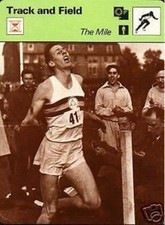 ROGER BANNISTER 1977 FOCUS ON SPORTS CARD