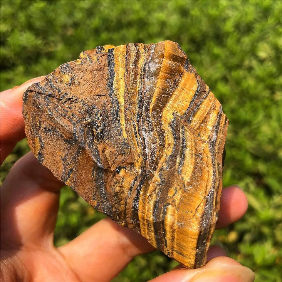 Handmade Golden Tiger Eye Inlay Table Top: Home Decor - Image 4 of 4