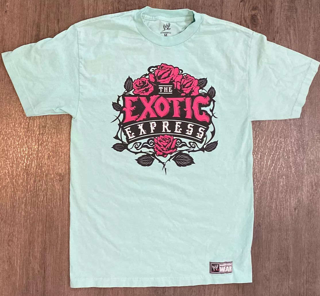WWE ADAM ROSE Exotic Express Wrestling T-shirt Medium Authentic | eBay
