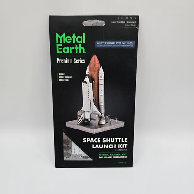 Metal Earth Premium Series 3D Steel Model Kit Space Shuttle Launch Kit ...