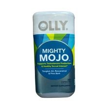 Olly Mighty Mojo Resveratrol Pine Bark-  30 Capsules - SEALED Exp: 11/2025