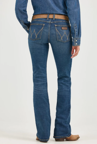 NEW COLOR Women's Wrangler Retro® Mae Mid Rise Bootcut Jean MS Wash - Picture 3 of 7
