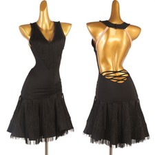 Latin Dance Dress Salsa Tango Cha Cha Ballroom Practice Competition Dancewear