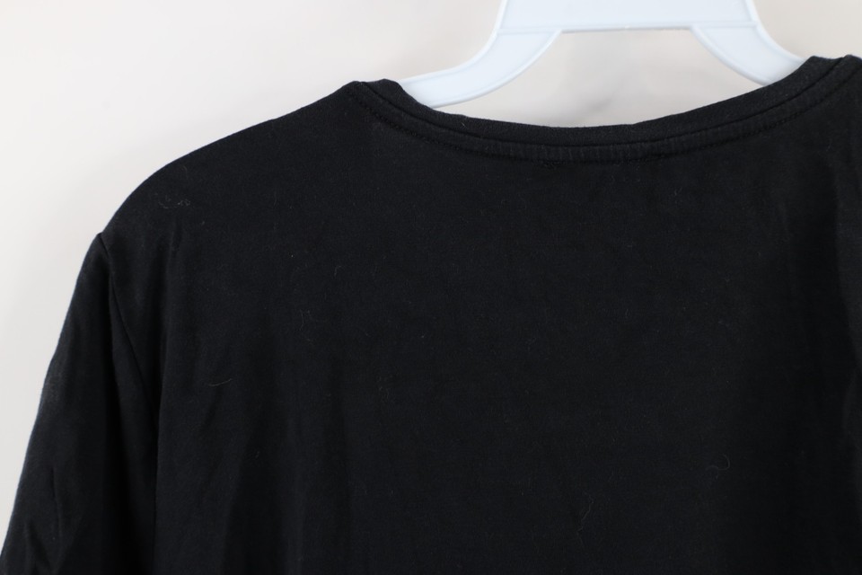 Eileen Fisher Womens Large Faded Blank Stretch Knit Short Sleeve T