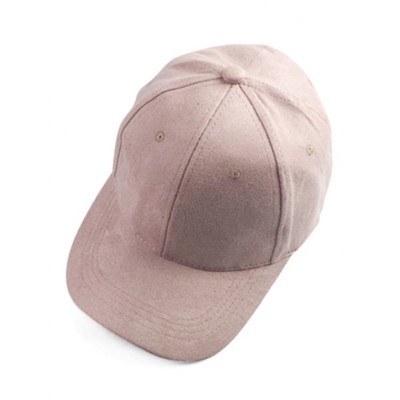 light pink suede hat