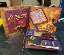 Vintage 1998 Scrabble 50th Anniversary Turntable Collector's Edition Game READ!!