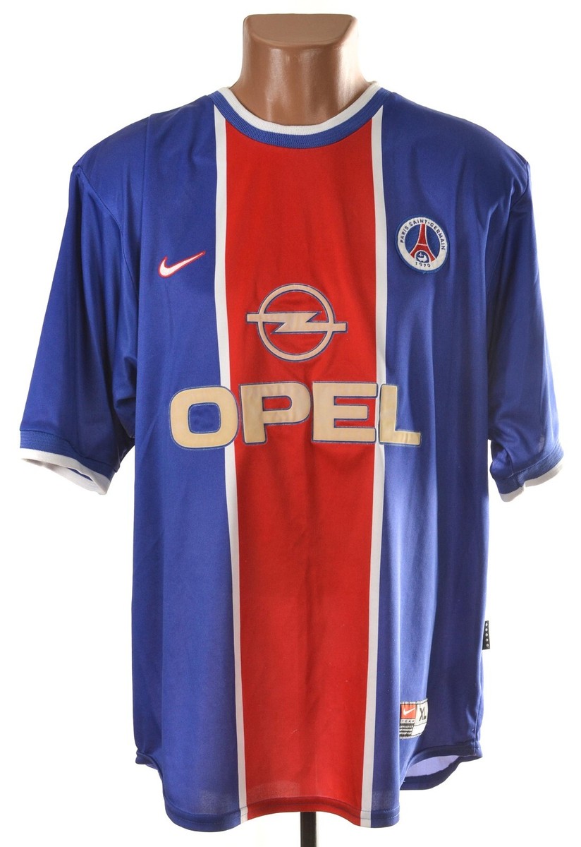 PSG PARIS SAINT-GERMAIN 1999/2000 HOME FOOTBALL SHIRT NIKE SIZE XL