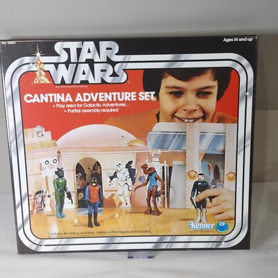 STAR WARS Gentle Giant JUMBO Kenner CANTINA ADVENTURE SET Vintage MIB Playset