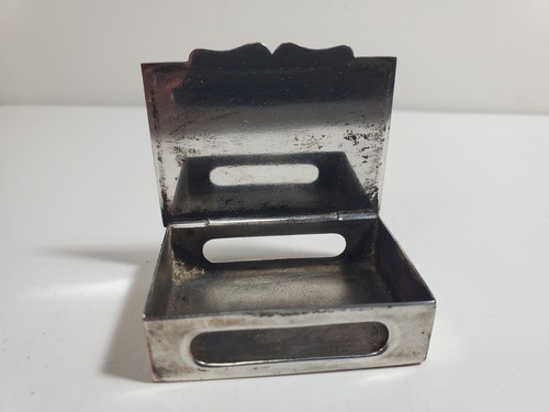 Vintage Silber Deko Streichholz Safe / Etui / Vesta / Halter 5691/31 - Bild 8 von 9