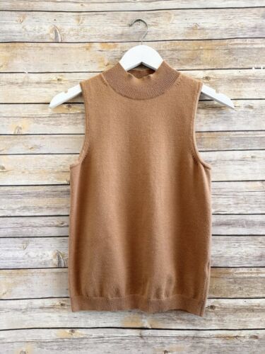 Anthropologie Sweater Vest Women’s Size XS Tan