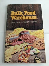 Bulk Food Warehouse Inc Recipe and Instruction Book Vintage rare stained book