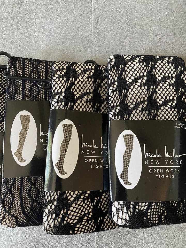 Medias de red Nicole Miller 9 pares $55,00 Foto 2 de 3