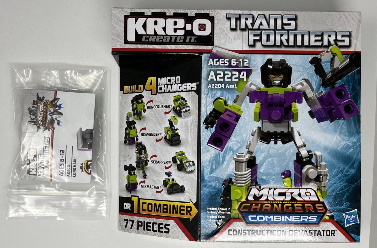 Transformers Kreo Devastator with Long Haul Kre-O Micro Changers