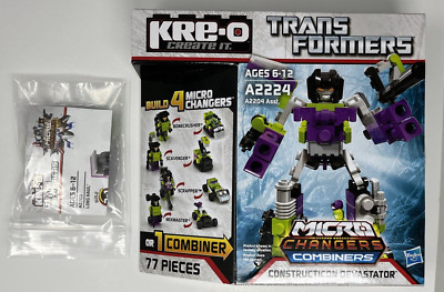 Transformers Kreo Devastator with Long Haul Kre-O Micro Changers Constructicons