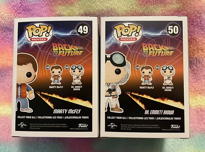 Funko POP! Movies Back to the Future Marty McFly #49 and Dr