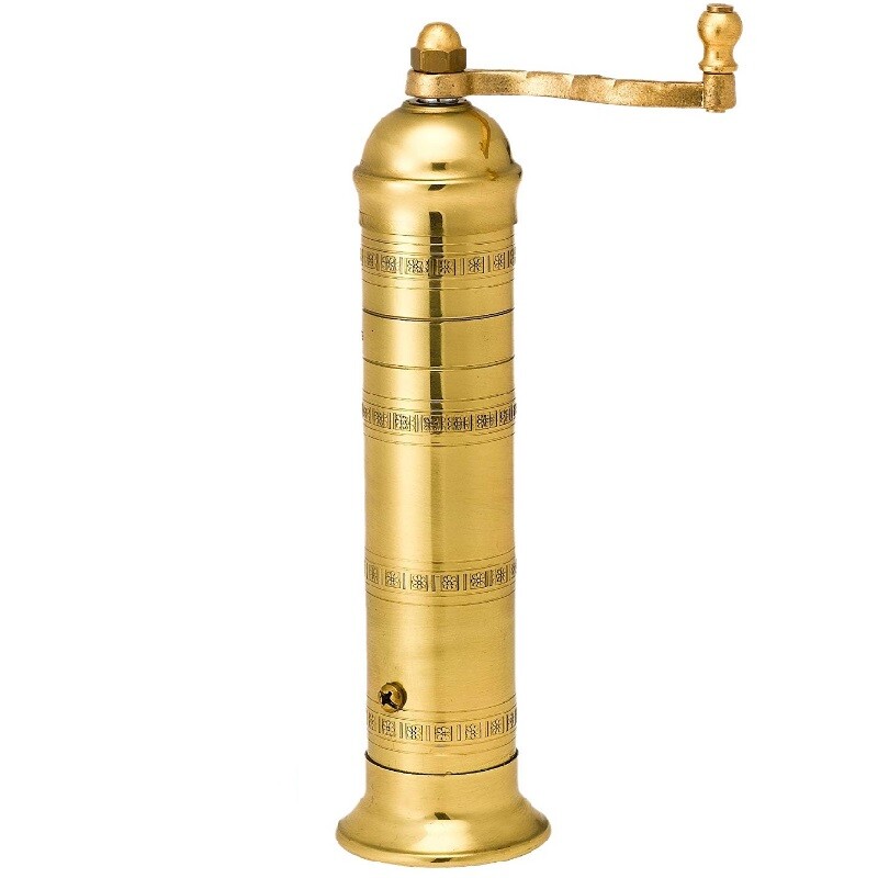 Brass Pepper mill 104 9″ Brass salt mill 108 8″ Alexander (ATLAS)set of 2 eBay