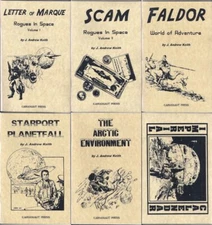 Cargonaut Press Collection 1 - Set of 6 Keith Bro. Classic Traveller RPG Books