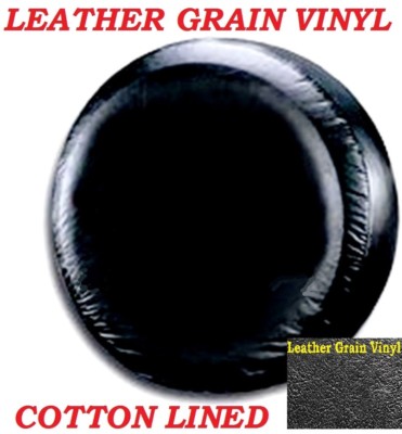 LINED VINYL Popup Pop-up Camper SPARE TIRE COVER 9'' - 12'' rim LEATHER GRAIN