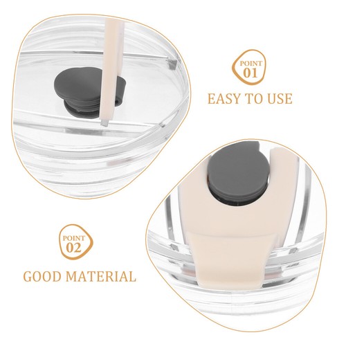 2pcs Travel Cup Lid Replacement Mug Lid Water Bottle Covers Mug Lids Water - Picture 10 of 12