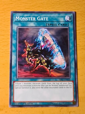 MONSTER GATE (×2) | YUGIOH | SR07 | COMMON | 2018 | 1st EDITION