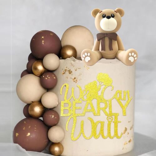 29 PCS Bear Cake Decorations We Can Bearly Wait Cake Topper for Baby Shower P... - Picture 6 of 6