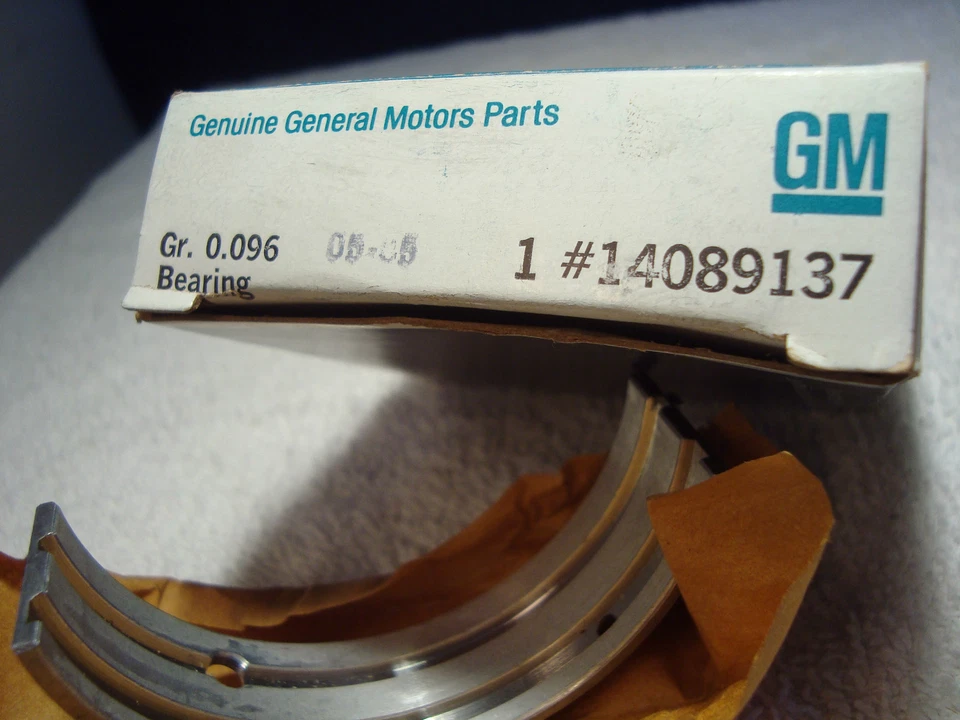 Rodamiento estándar #5 rodamiento principal nos 14089137 Chevrolet S10 S15 1983-1984 G6 Foto 2 de 2