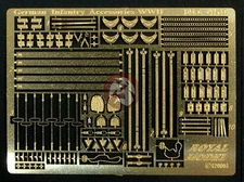 Royal Model 1/35 German Infantry Soldier Figure Accessories WWII [PE Detail] 459