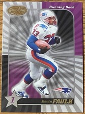 Kevin Faulk 2000 Leaf Certified Football Card #58 NE Patriots NFL Free Shipping