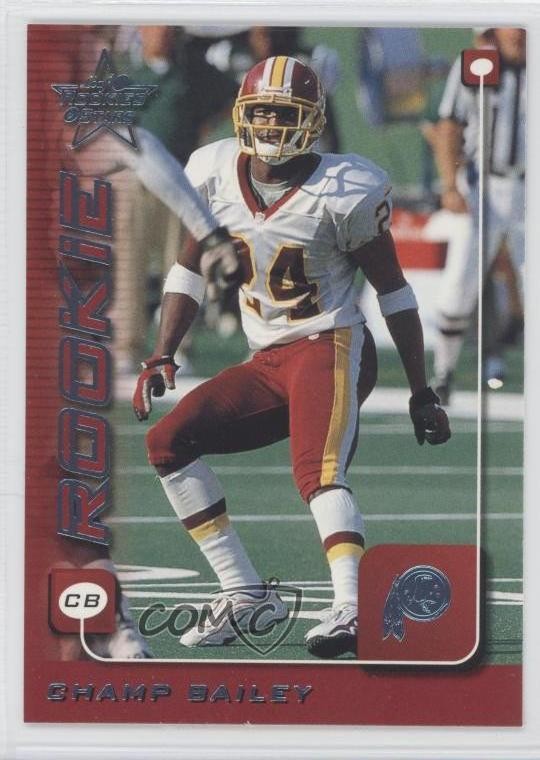 1999 Leaf Rookies & Stars Rookie Champ Bailey #300 HOF 9oi