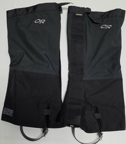 Outdoor Research Expedition Black Crocodile GORE-TEX Gaiters Men's Size XL