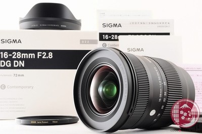 NoShip2US [TOP MINT w/Filter in Box]Sigma 16-28mm f/2.8 DG DN Contemporary Lv76