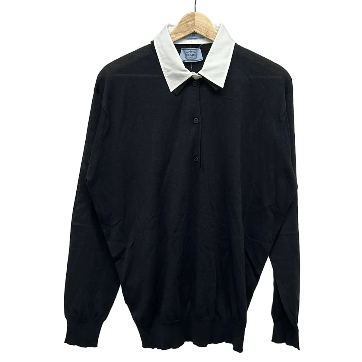 PRADA Long Sleeve Black Shirts for Men for sale | eBay