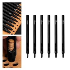 6 Pezzi Taglierina per Punzonatrice per Pelle 1,5 Mm Strumento per Punzonatrice