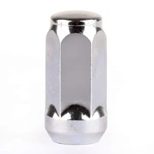 Lugnut Closed End Chrome Spline Long 12 x 1.5 2.00" Each