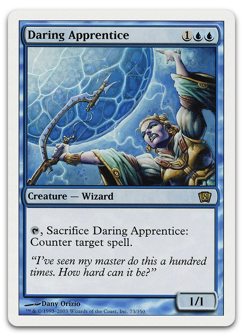 Daring Apprentice #73 (LP) 8th Edition 8ED Magic MTG