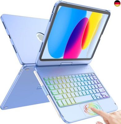  TQQ Keyboard Case for iPad A16 11 Generation 2025/10 Generation 2022 (11/10.9 