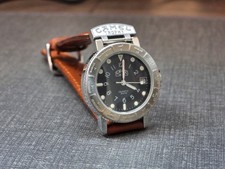 Camel Trophy Vintage World Time GMT Mens Watch Quartz 10 ATM Complete Box Set