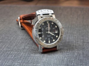 販売販売品 CAMEL TROPHY キャメルワールドタイム ヴィンテージ腕時計