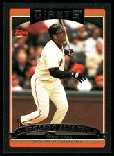 Edgardo Alfonzo San Francisco Giants 2006 Topps Black #206 SN /55