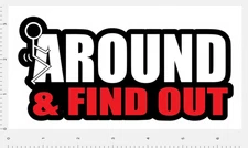 FAFO Custom Sticker 4" x 7" Sheet F Around and Find Out