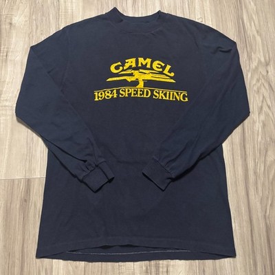 80s Camel 1984 Speed Skiing Championships Colorado Size Small 18.5x26x19 Promo
