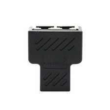 Practical RJ45 Splitter Adapter 1 to 2 Ways Dual Female Port CAT5/6 LAN Cable