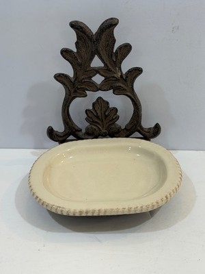 Bronze Wall Mounted Ceramic Porcelain Soap Dish Holder Bathroom Accessories