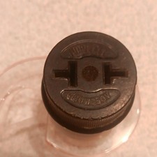 Vintage Hubbell Socket-to-Plug PIG NOSE Screw-in Plug Adapter Steampunk Art