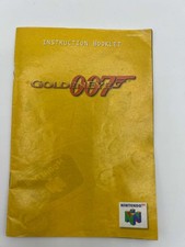 Goldeneye 007 Nintendo 64 N64 Instruction Manual Booklet ONLY H